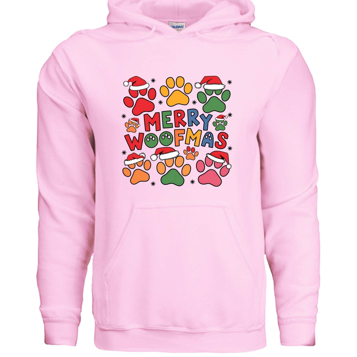 Woofmas Hoodie - Funny Christmas Dog Lover Sweatshirt - Purrfect Pet Haven