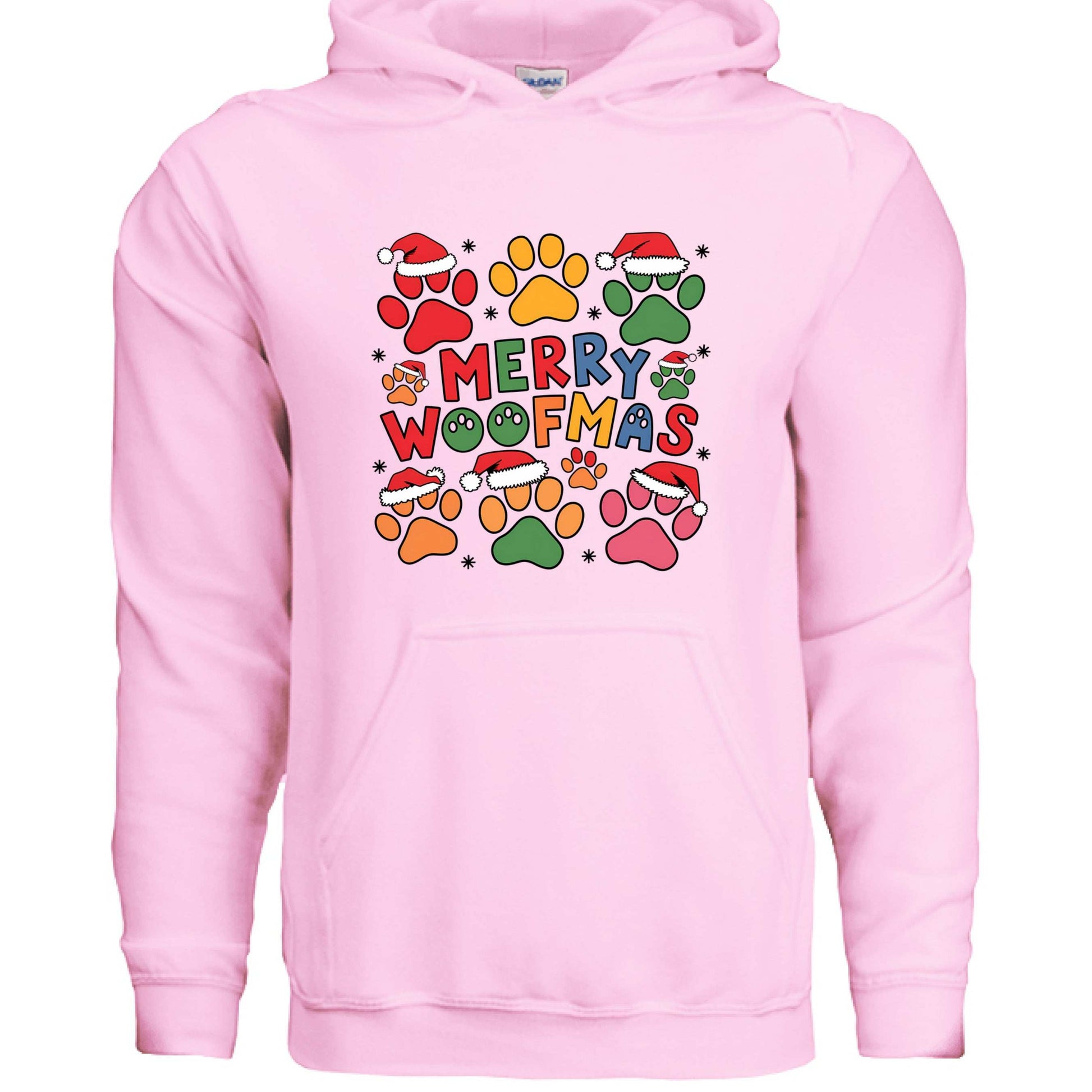 Woofmas Hoodie - Funny Christmas Dog Lover Sweatshirt - Purrfect Pet Haven