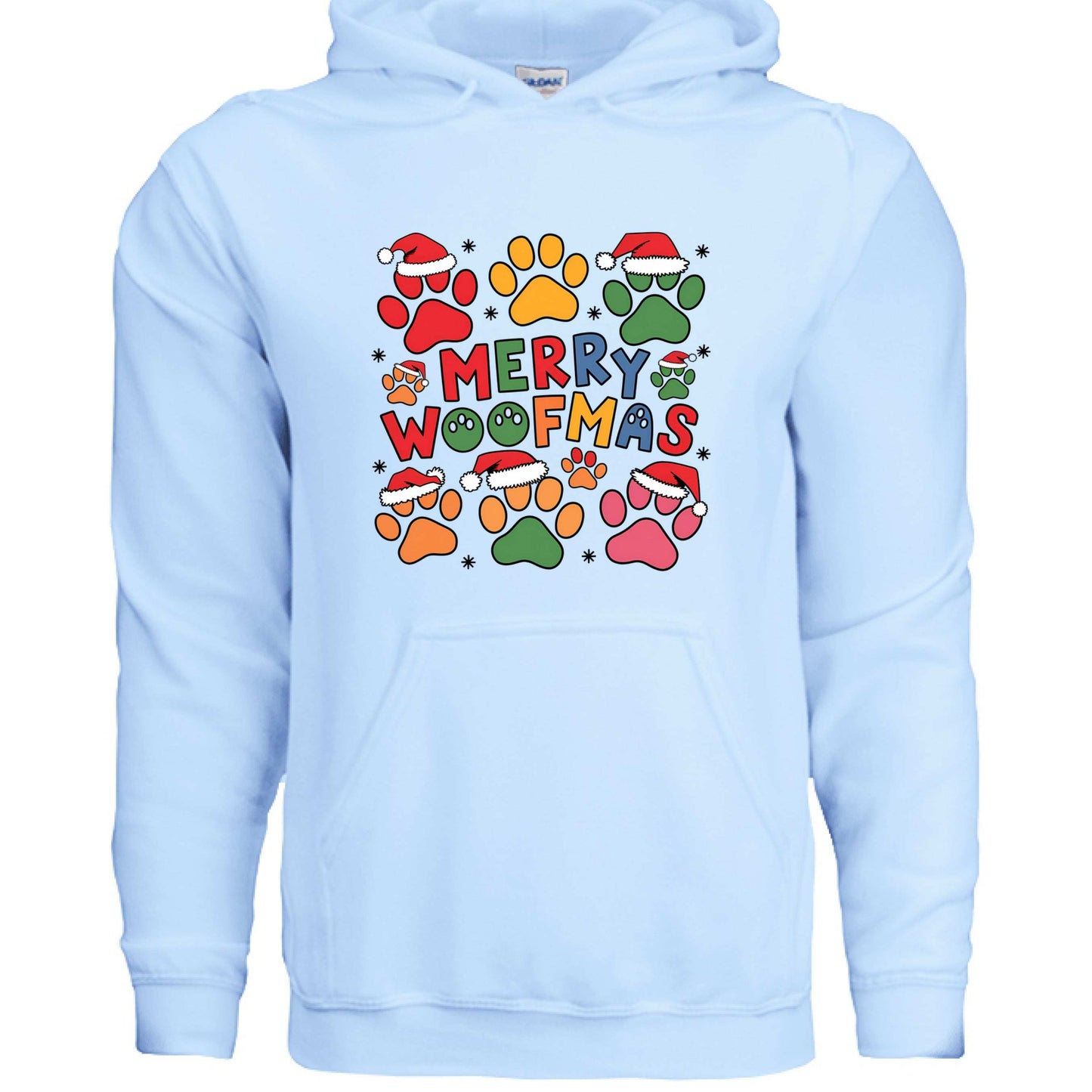 Woofmas Hoodie - Funny Christmas Dog Lover Sweatshirt - Purrfect Pet Haven