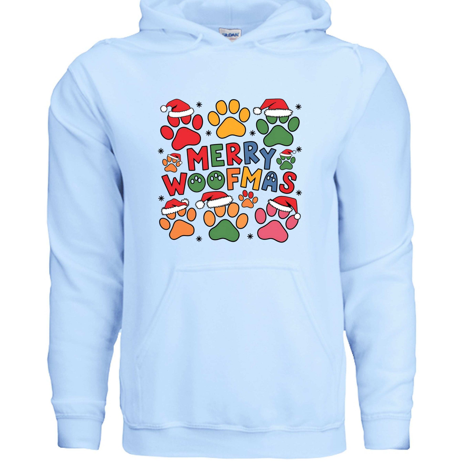 Woofmas Hoodie - Funny Christmas Dog Lover Sweatshirt - Purrfect Pet Haven