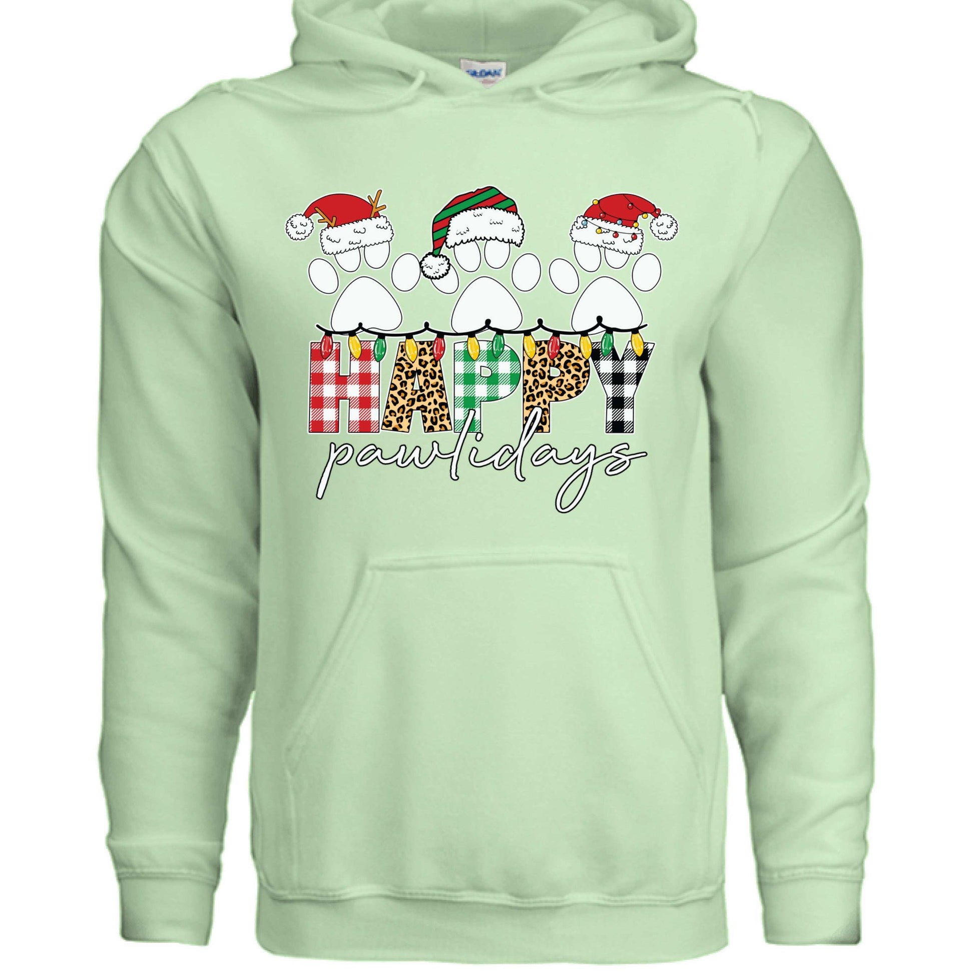 Pawlidays Hoodie - Cute Christmas Pet Lover Sweatshirt - Purrfect Pet Haven