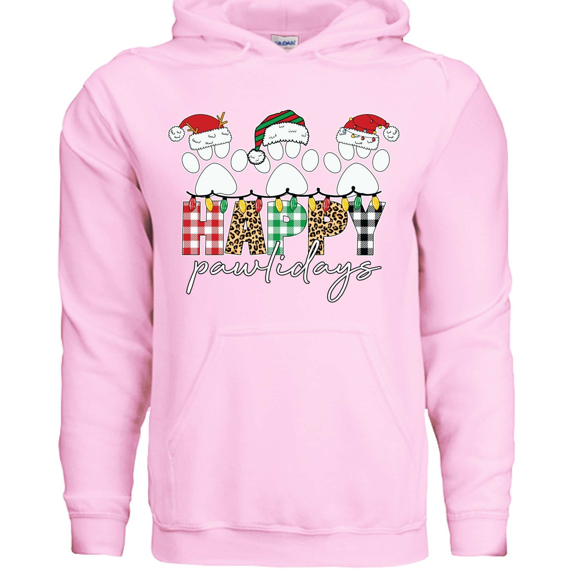 Pawlidays Hoodie - Cute Christmas Pet Lover Sweatshirt - Purrfect Pet Haven