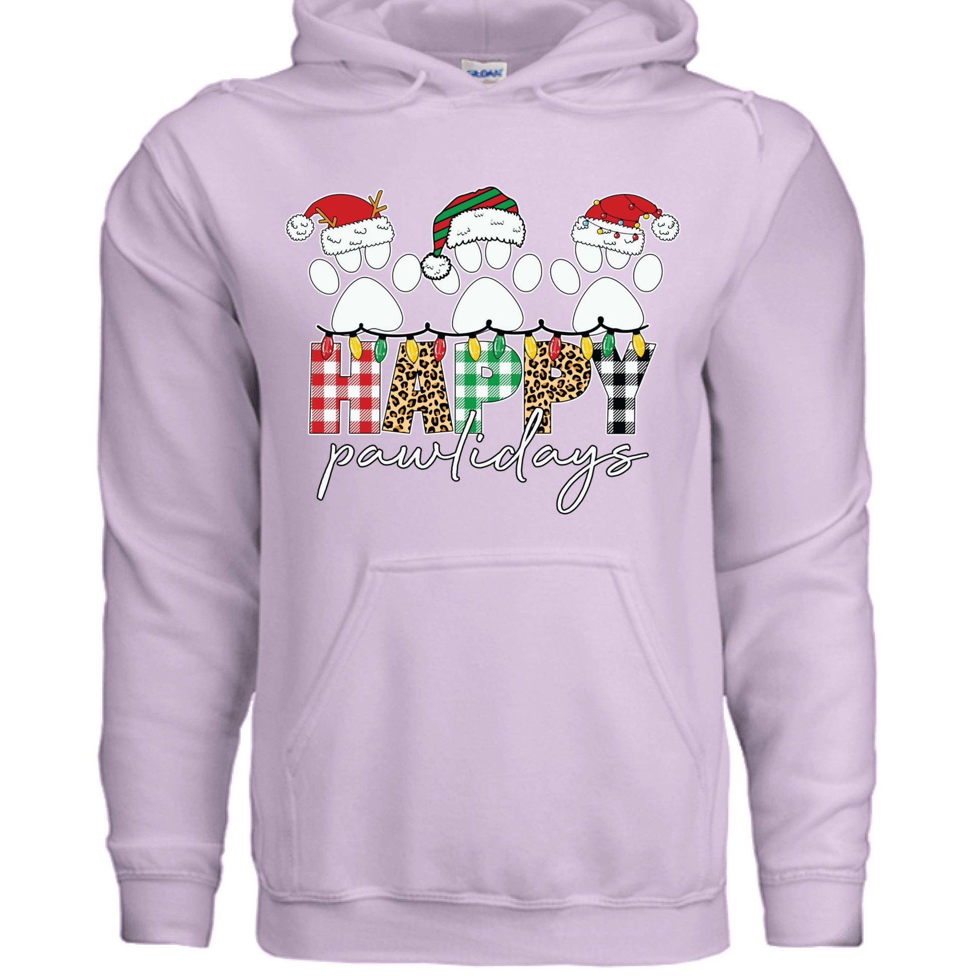 Pawlidays Hoodie - Cute Christmas Pet Lover Sweatshirt - Purrfect Pet Haven