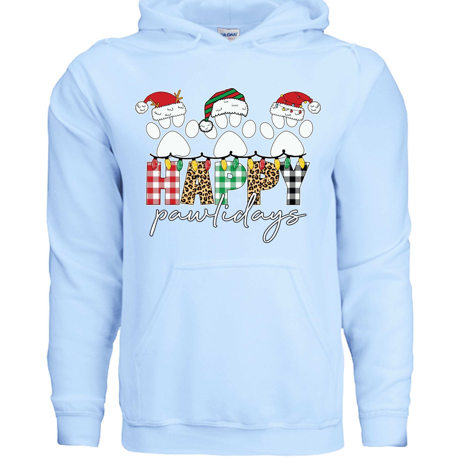 Pawlidays Hoodie - Cute Christmas Pet Lover Sweatshirt - Purrfect Pet Haven
