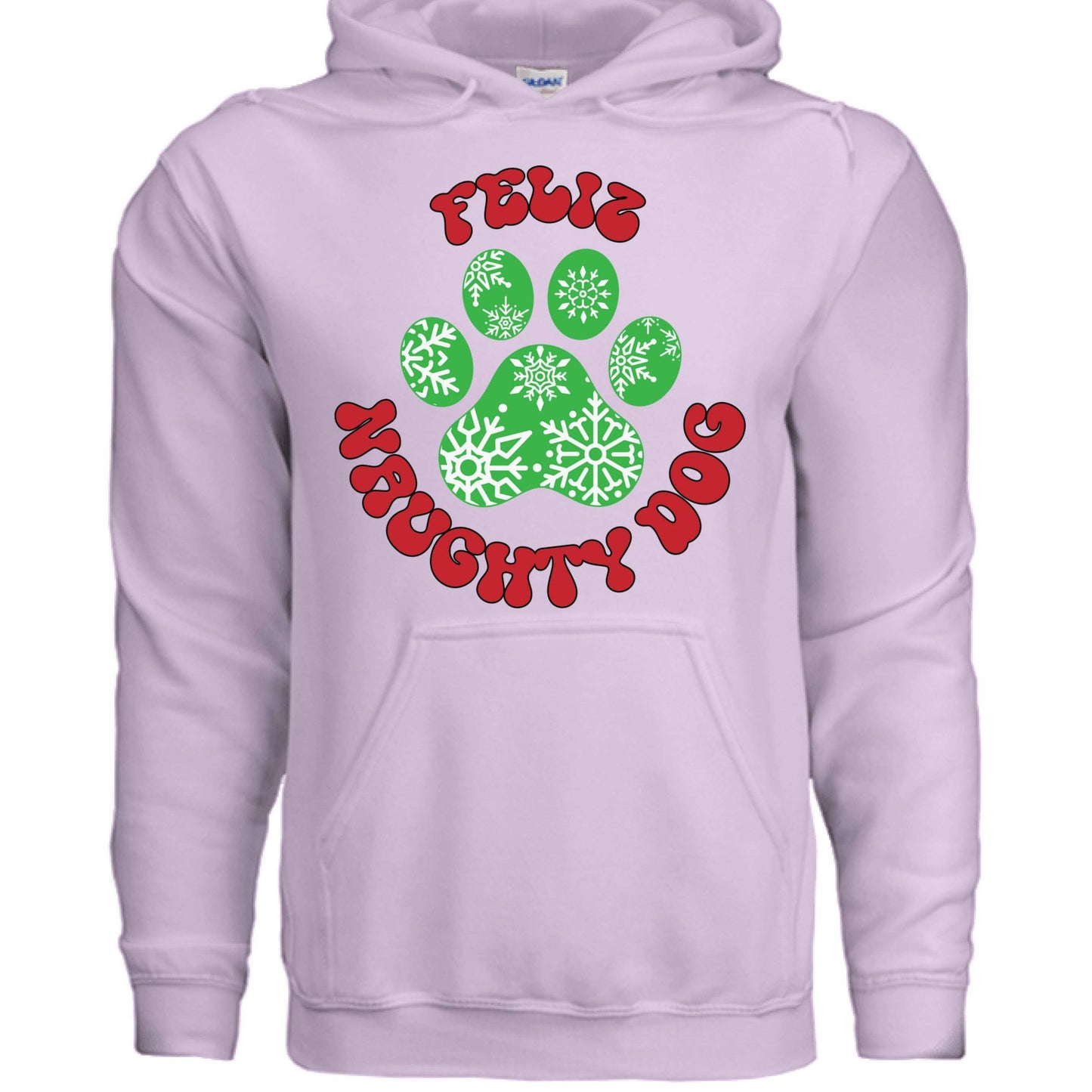 Feliz Naughty Hoodie - Funny Christmas Pet Lover Sweatshirt - Purrfect Pet Haven