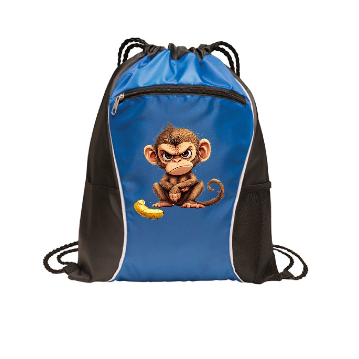 Monkey Drawstring Bag - Fun Cinch Pack for Pet Lovers - Purrfect Pet Haven