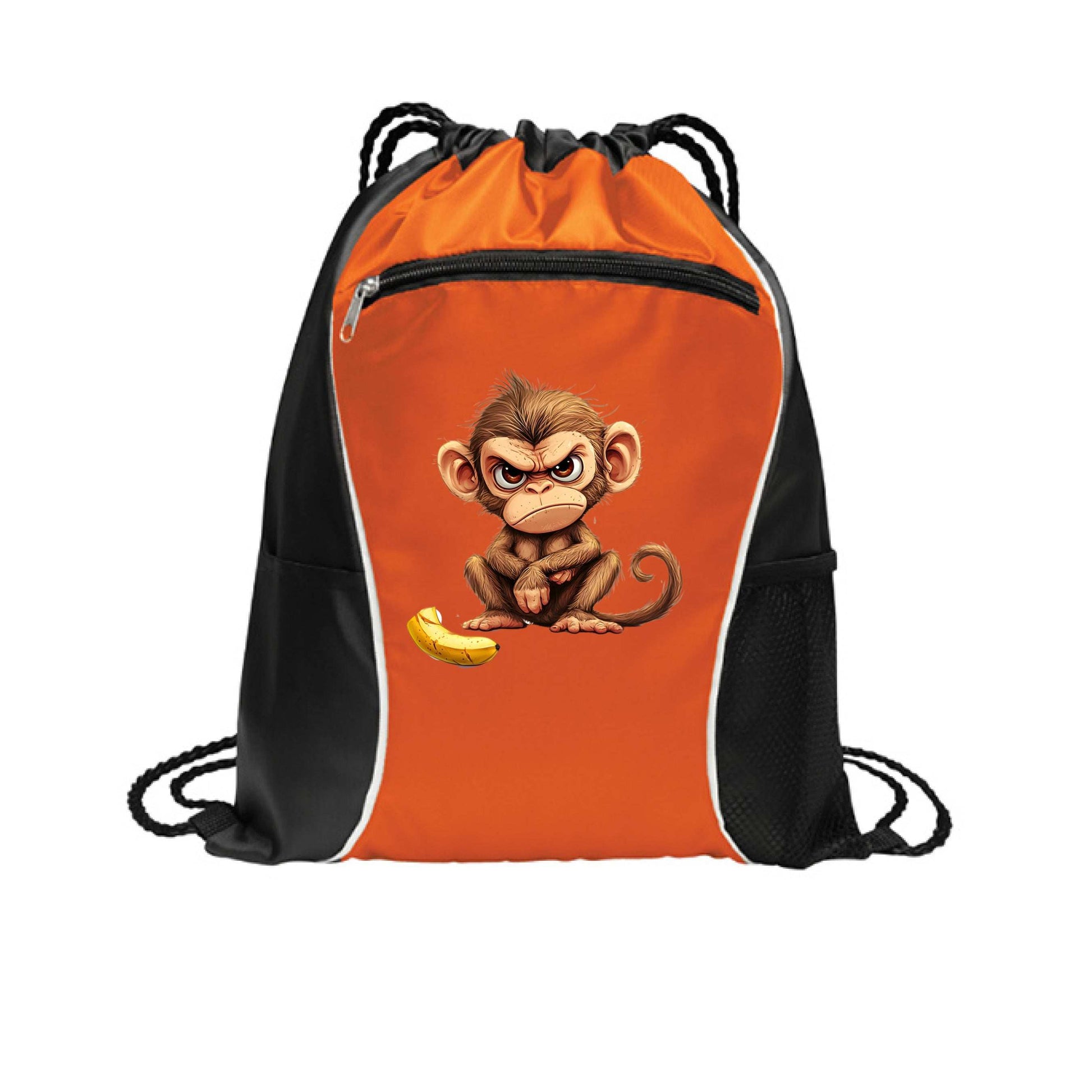 Monkey Drawstring Bag - Fun Cinch Pack for Pet Lovers - Purrfect Pet Haven