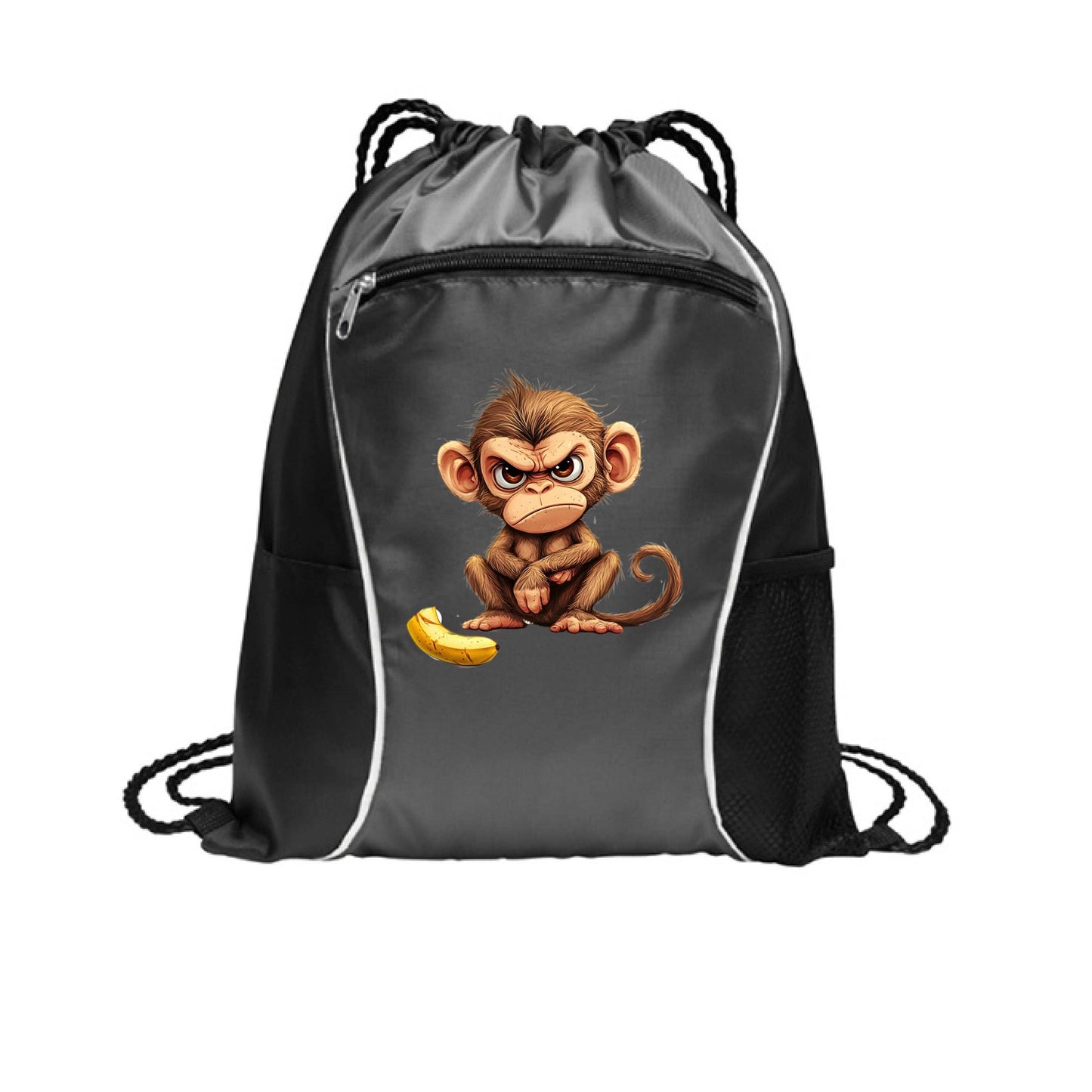 Monkey Drawstring Bag - Fun Cinch Pack for Pet Lovers - Purrfect Pet Haven