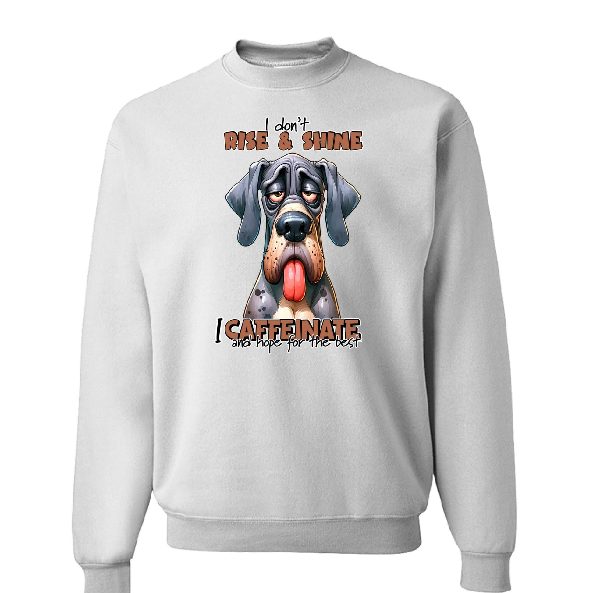 Rise n Shine Crewneck - Cozy Morning Sweatshirt - Purrfect Pet Haven