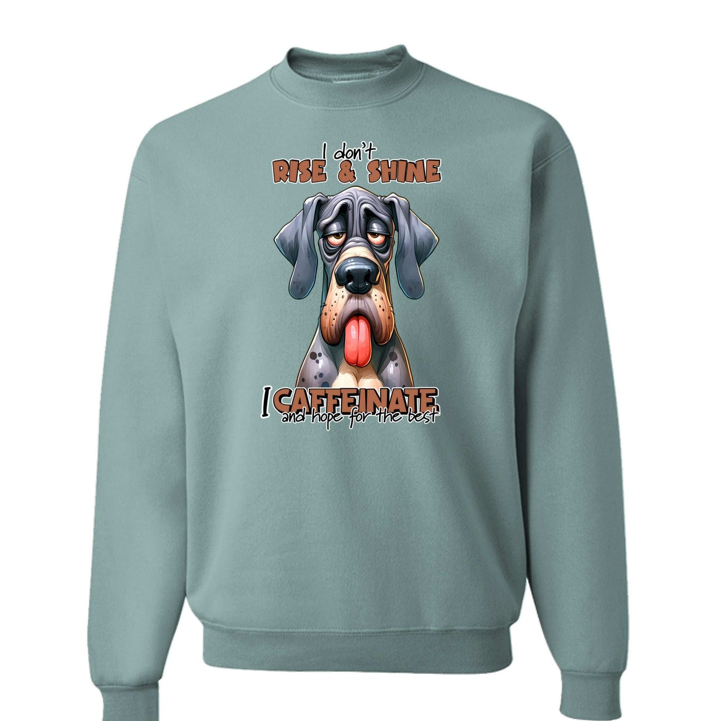 Rise n Shine Crewneck - Cozy Morning Sweatshirt - Purrfect Pet Haven