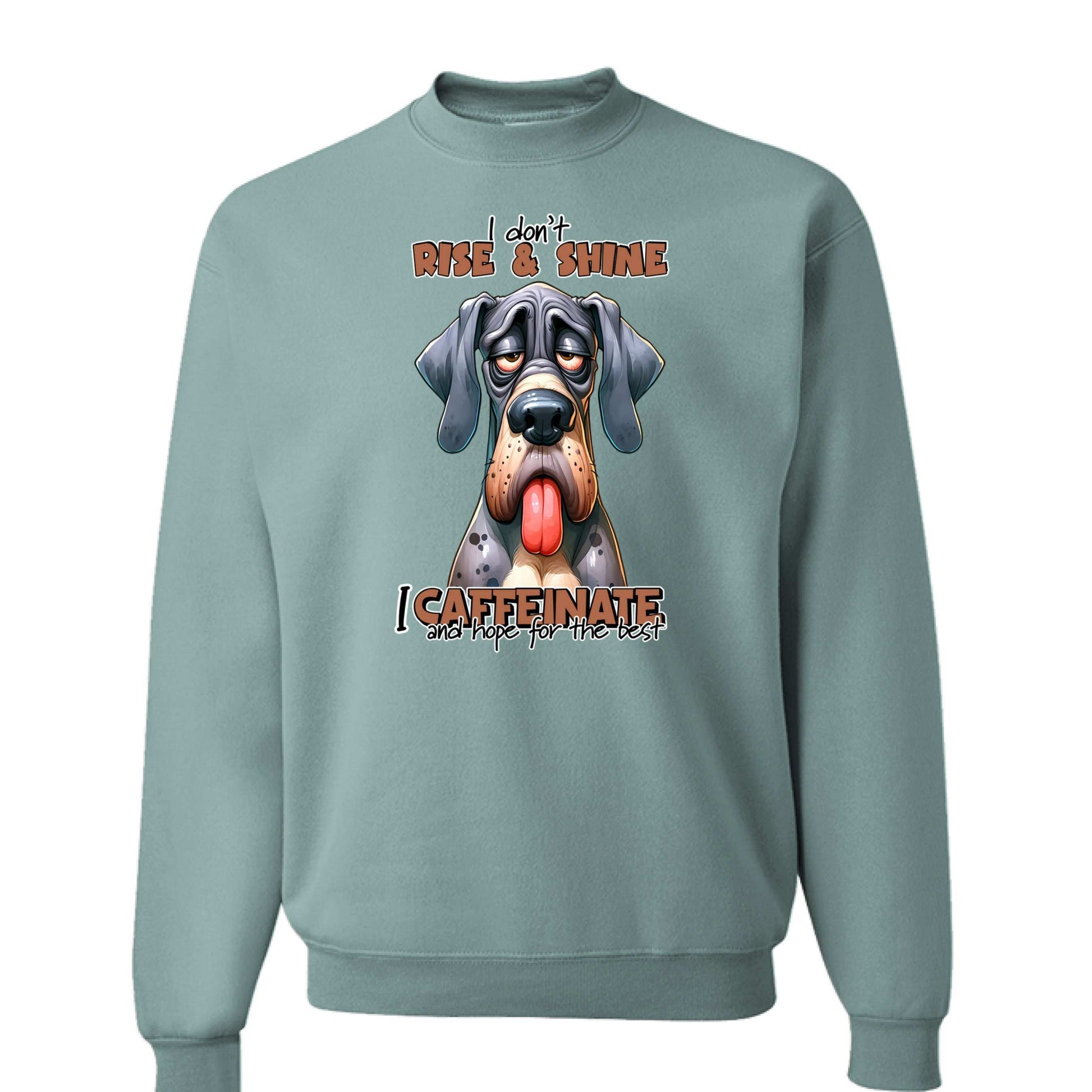 Rise n Shine Crewneck - Cozy Morning Sweatshirt - Purrfect Pet Haven