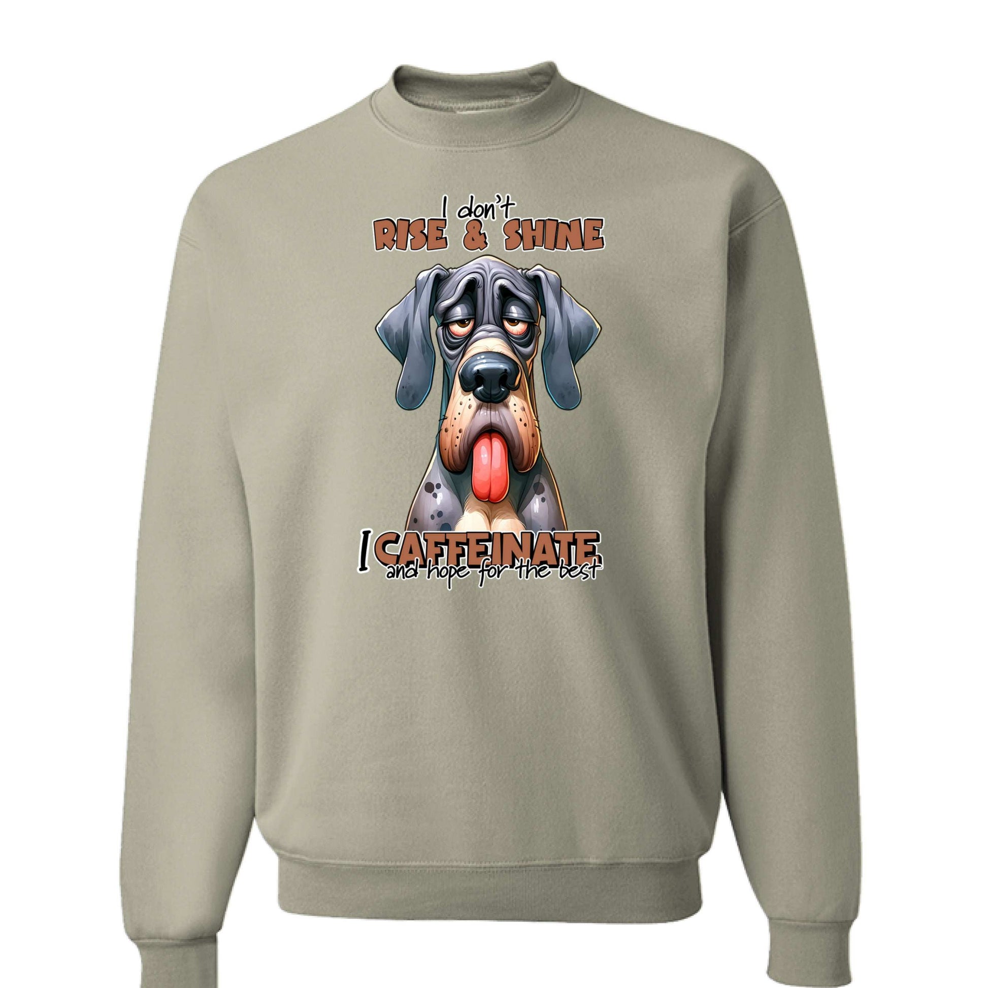 Rise n Shine Crewneck - Cozy Morning Sweatshirt - Purrfect Pet Haven