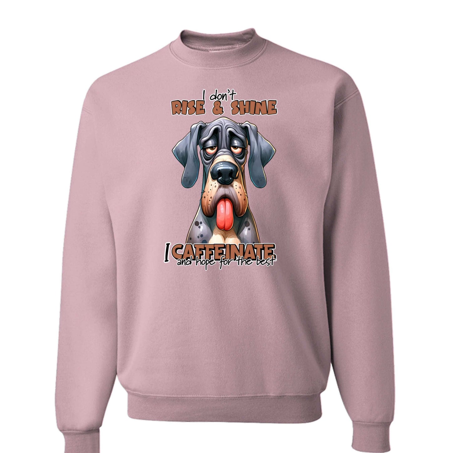 Rise n Shine Crewneck - Cozy Morning Sweatshirt - Purrfect Pet Haven