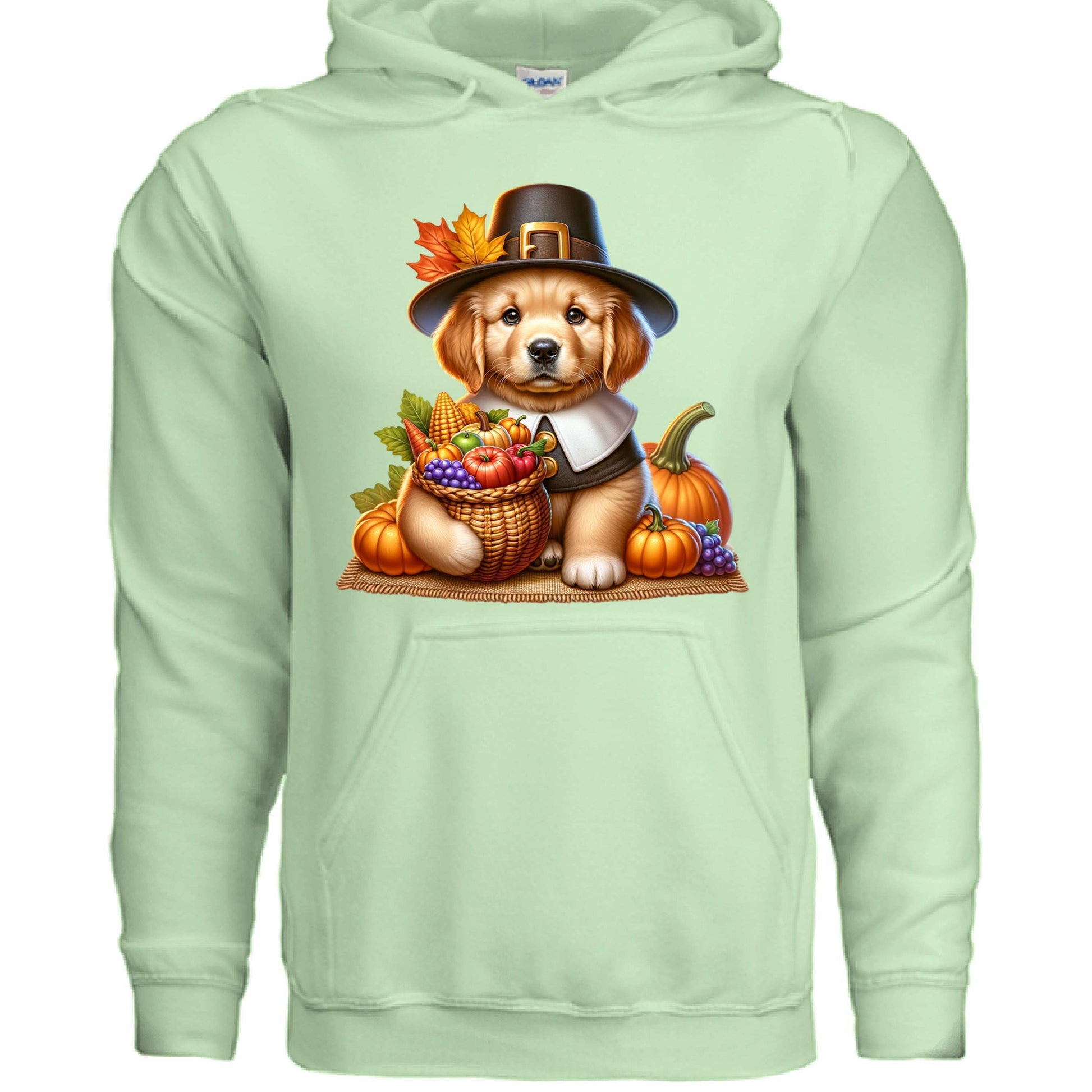 Golden Retriever Thanksgiving Hoodie - Puppy Turkey Hat Sweatshirt - Purrfect Pet Haven