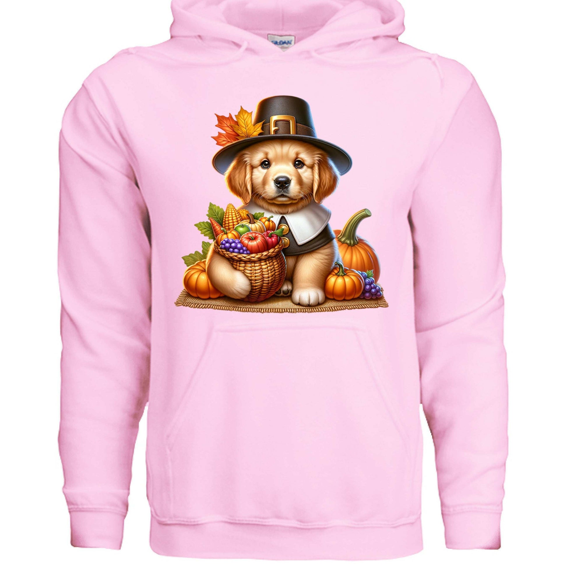 Golden Retriever Thanksgiving Hoodie - Puppy Turkey Hat Sweatshirt - Purrfect Pet Haven