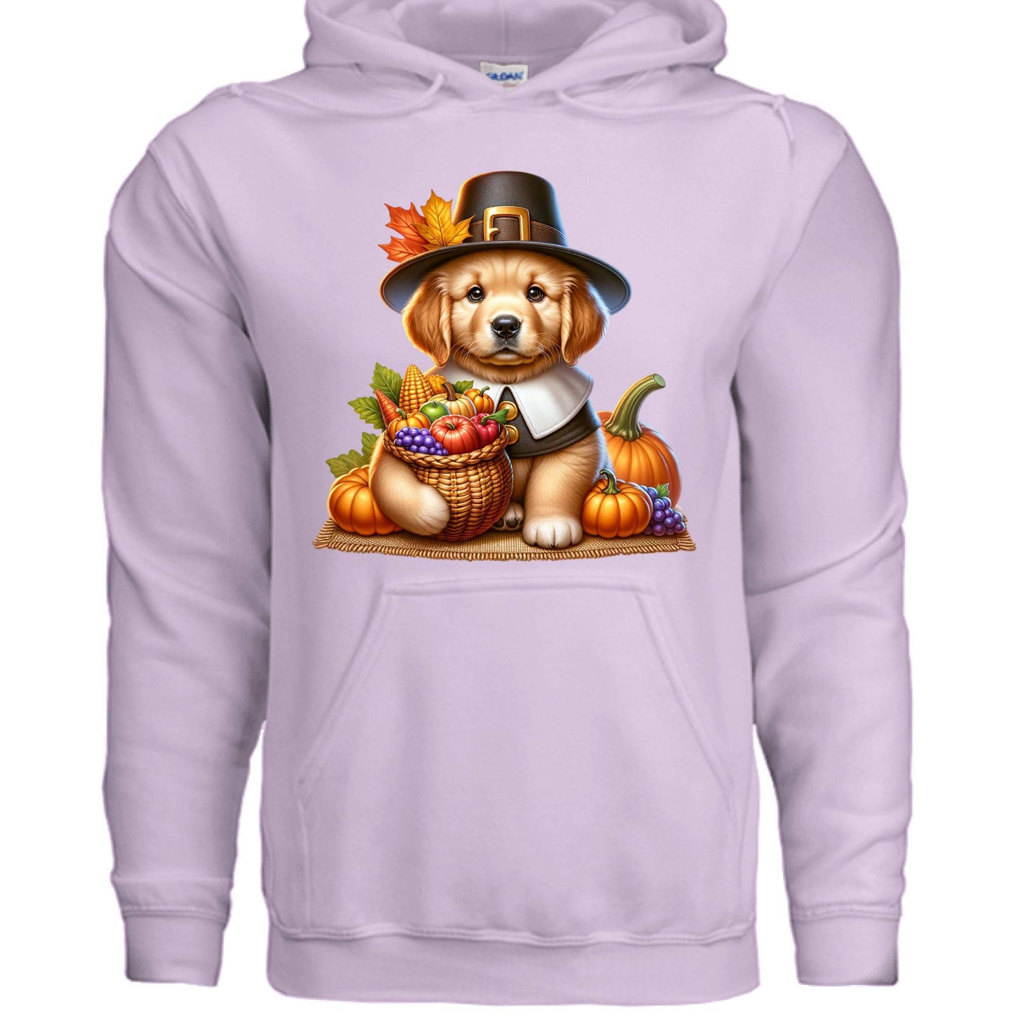 Golden Retriever Thanksgiving Hoodie - Puppy Turkey Hat Sweatshirt - Purrfect Pet Haven