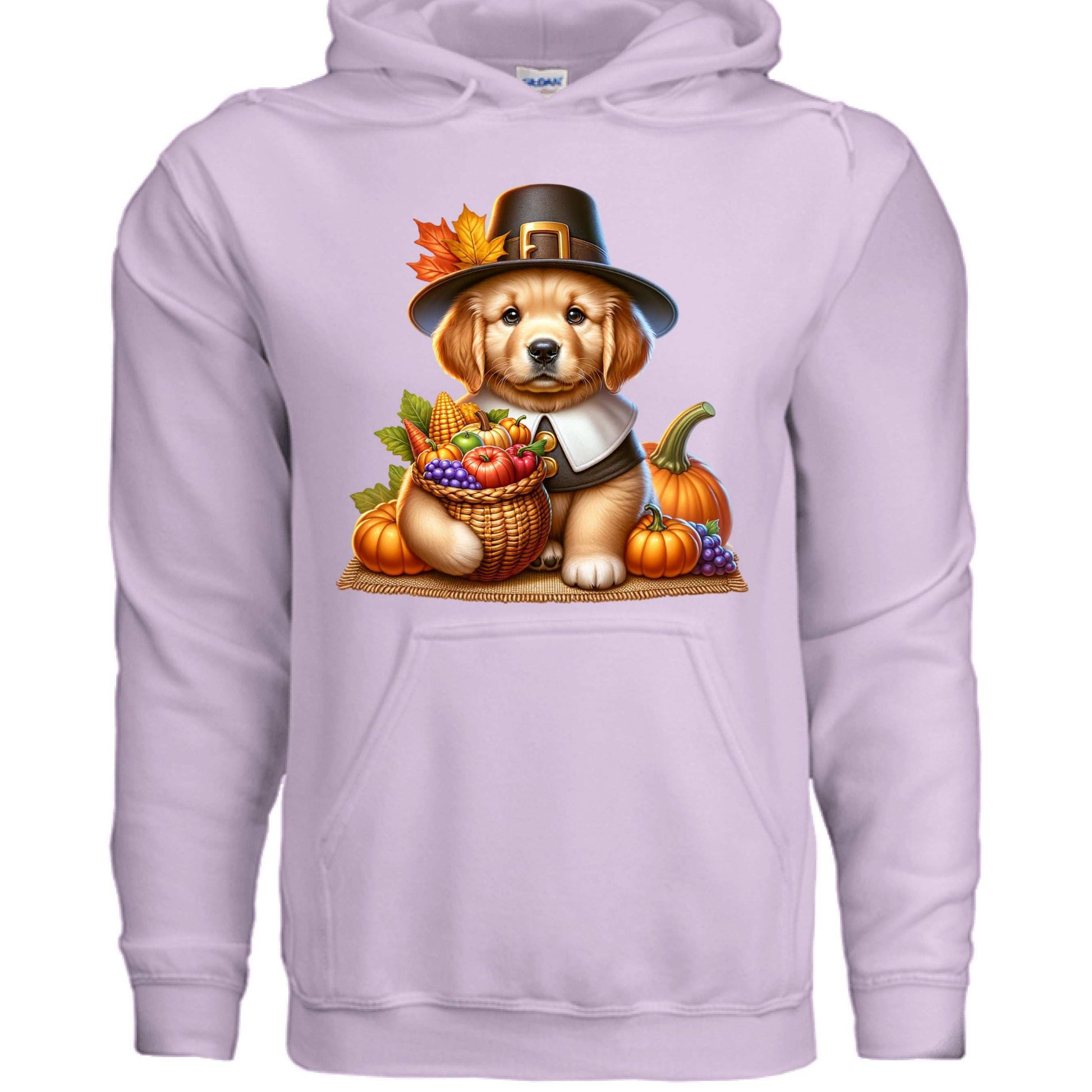 Golden Retriever Thanksgiving Hoodie - Puppy Turkey Hat Sweatshirt - Purrfect Pet Haven