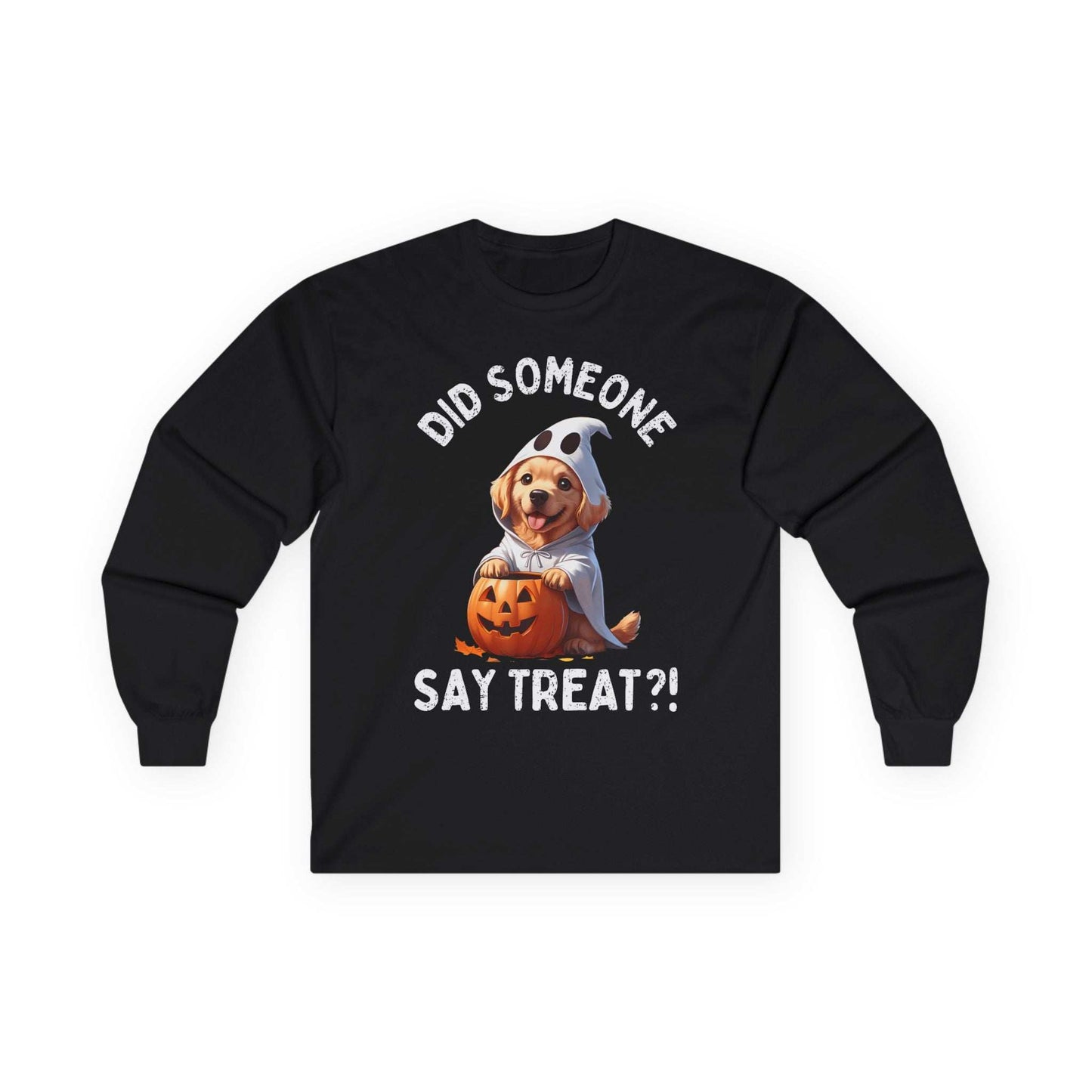 Halloween Dog Long Sleeve Tee - Unisex Pet Lover Shirt - Purrfect Pet Haven