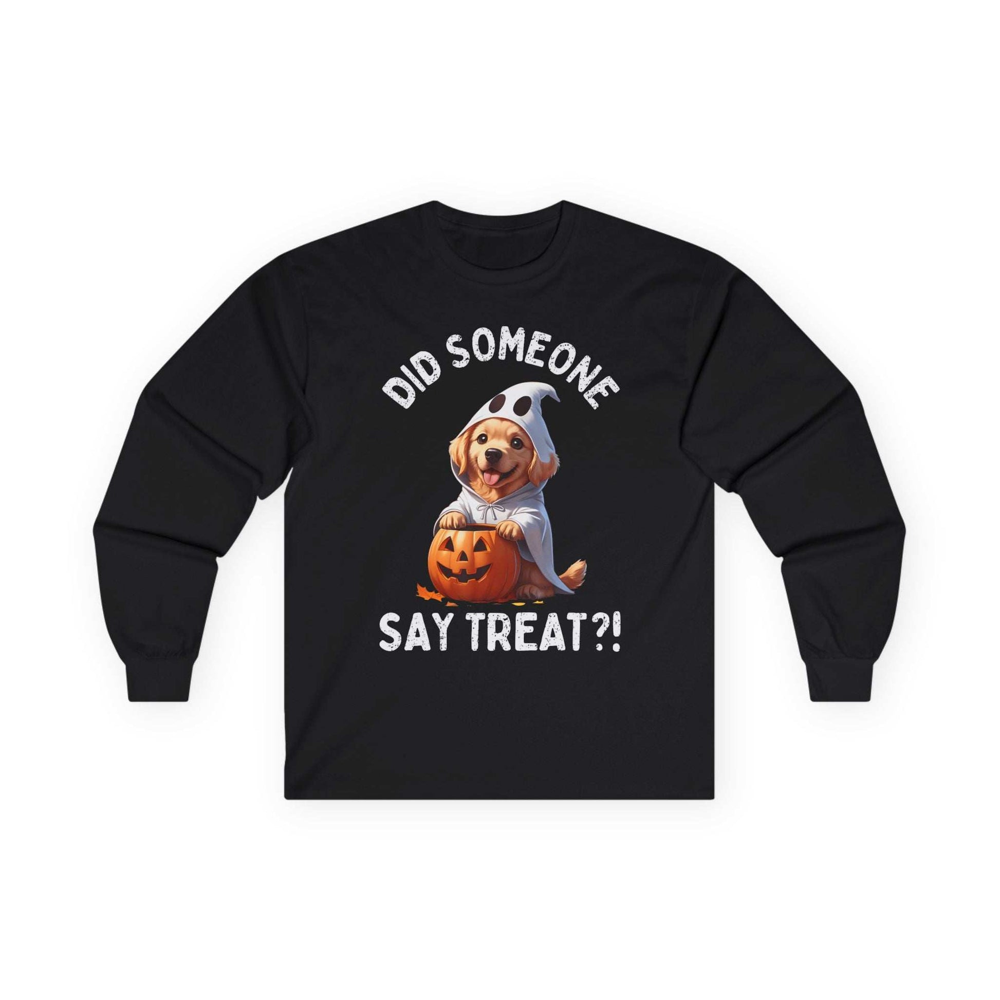 Halloween Dog Long Sleeve Tee - Unisex Pet Lover Shirt - Purrfect Pet Haven