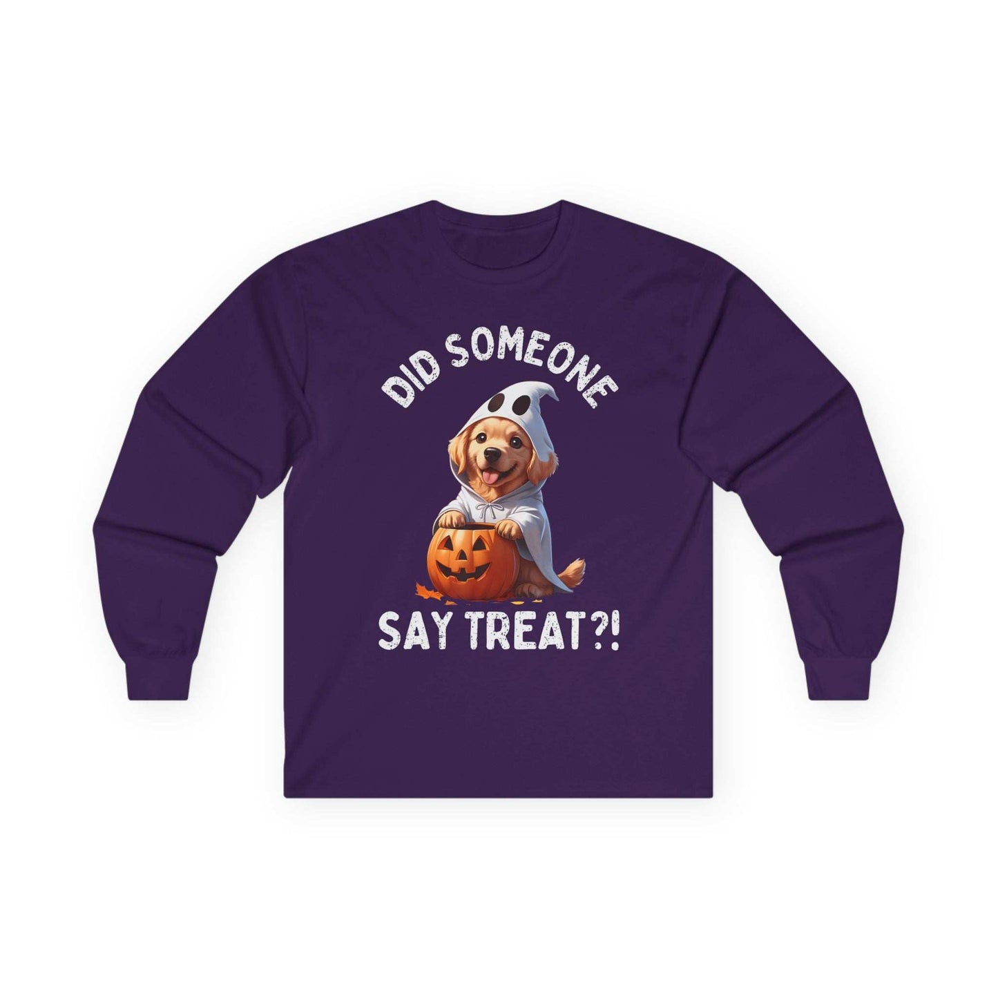 Halloween Dog Long Sleeve Tee - Unisex Pet Lover Shirt - Purrfect Pet Haven