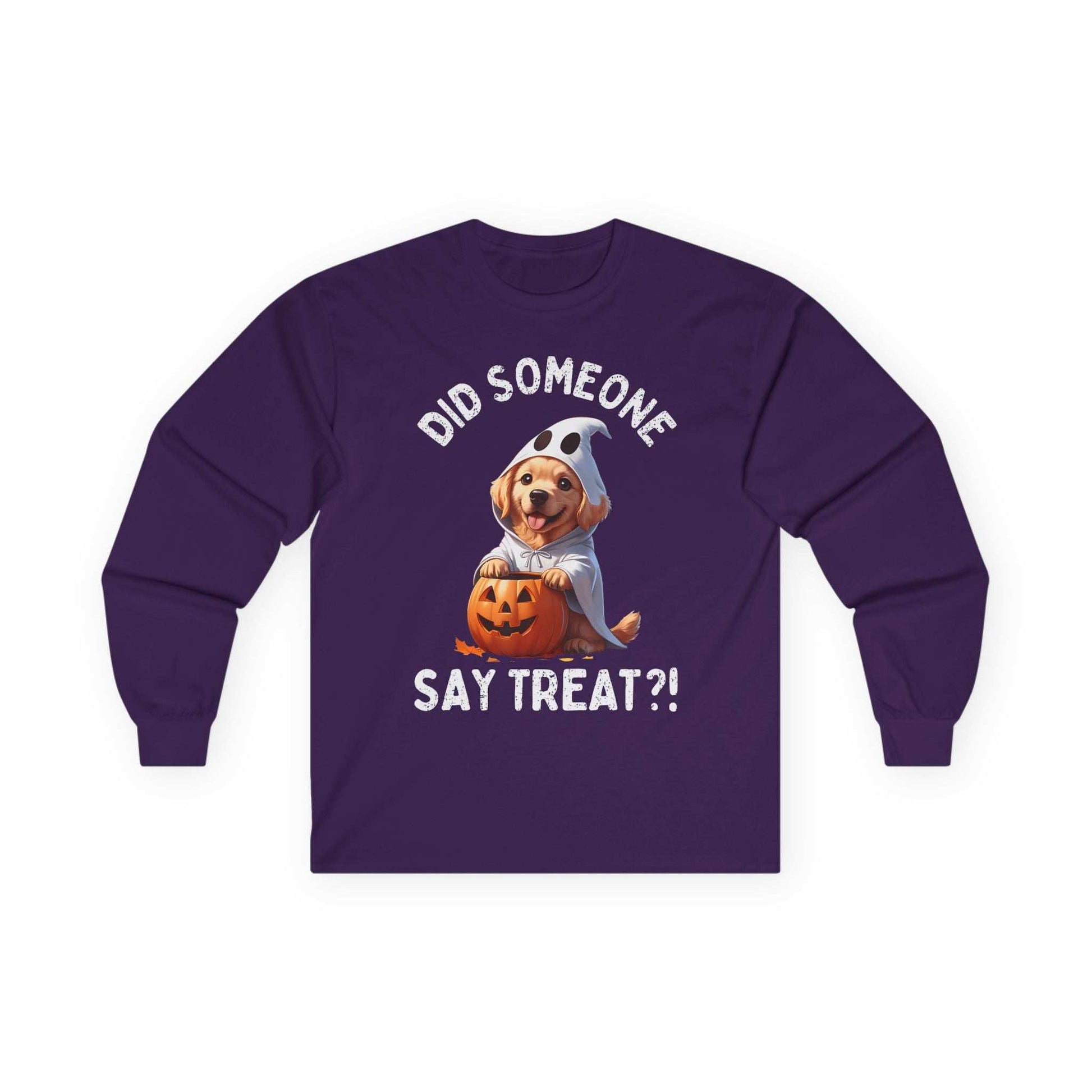 Halloween Dog Long Sleeve Tee - Unisex Pet Lover Shirt - Purrfect Pet Haven