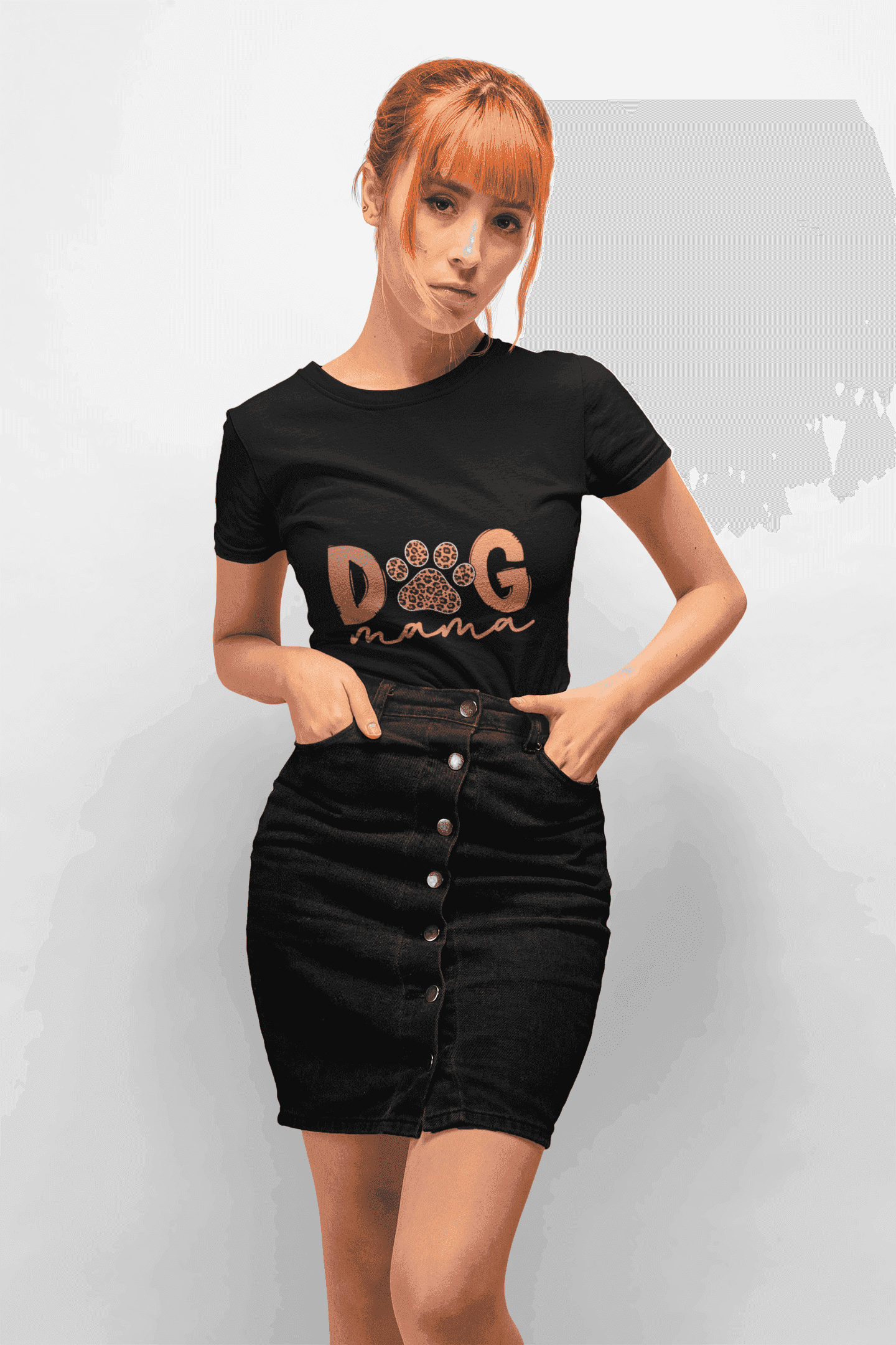 Dog Mama Tee - Women's Favorite Cute Dog Mom Shirt - Purrfect Pet Haven