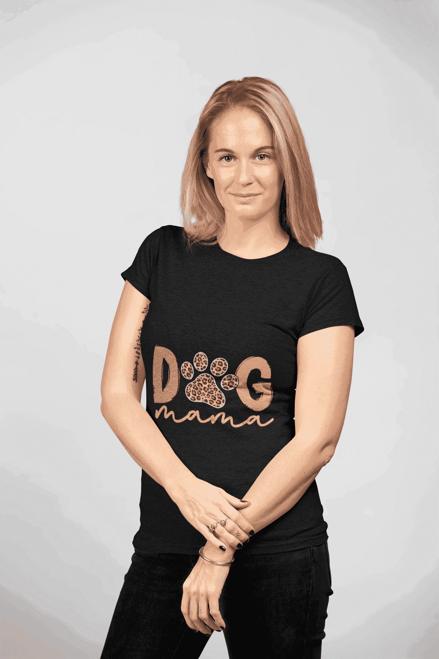 Dog Mama Tee - Women's Favorite Cute Dog Mom Shirt - Purrfect Pet Haven