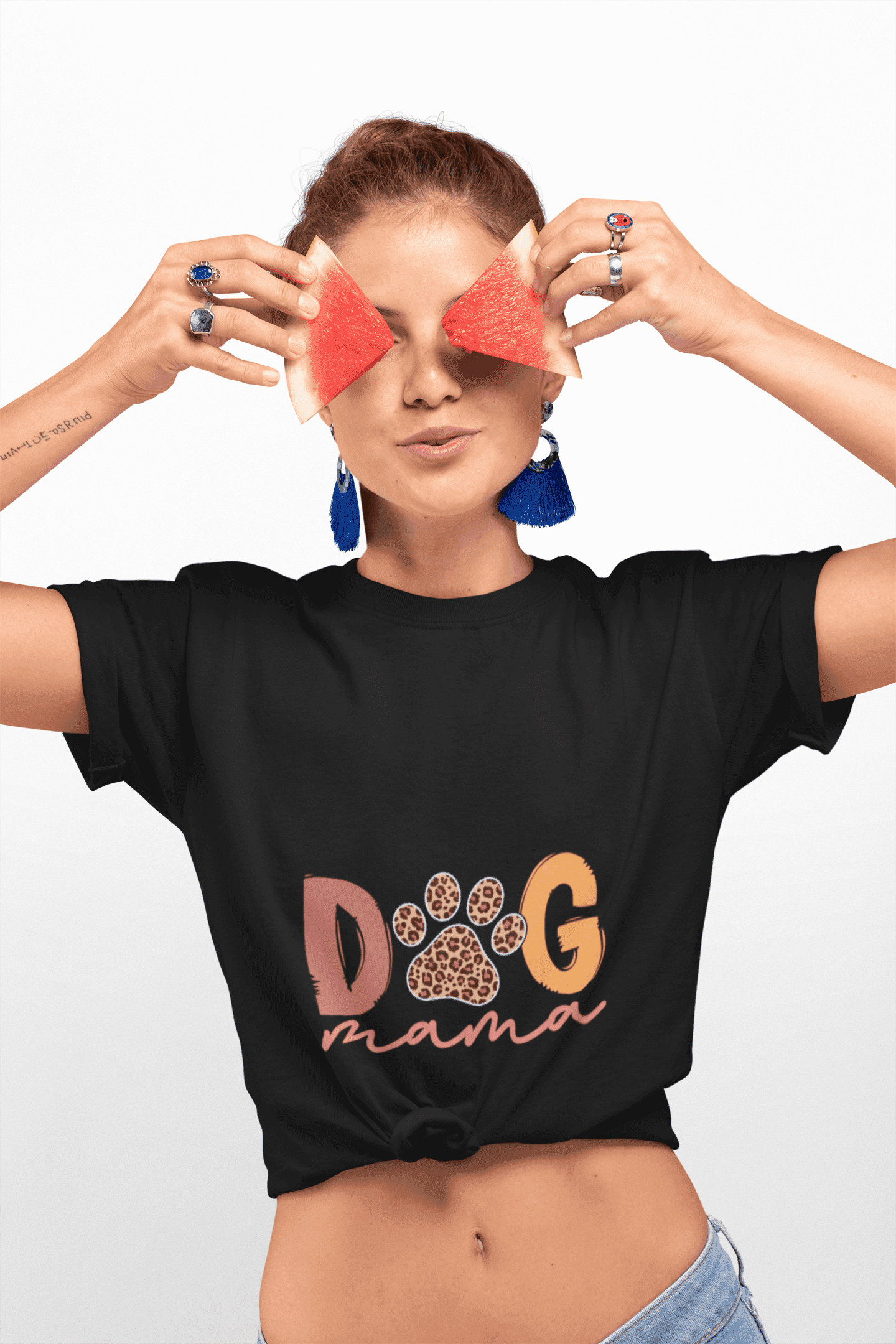 Dog Mama Tee - Women's Favorite Cute Dog Mom Shirt - Purrfect Pet Haven