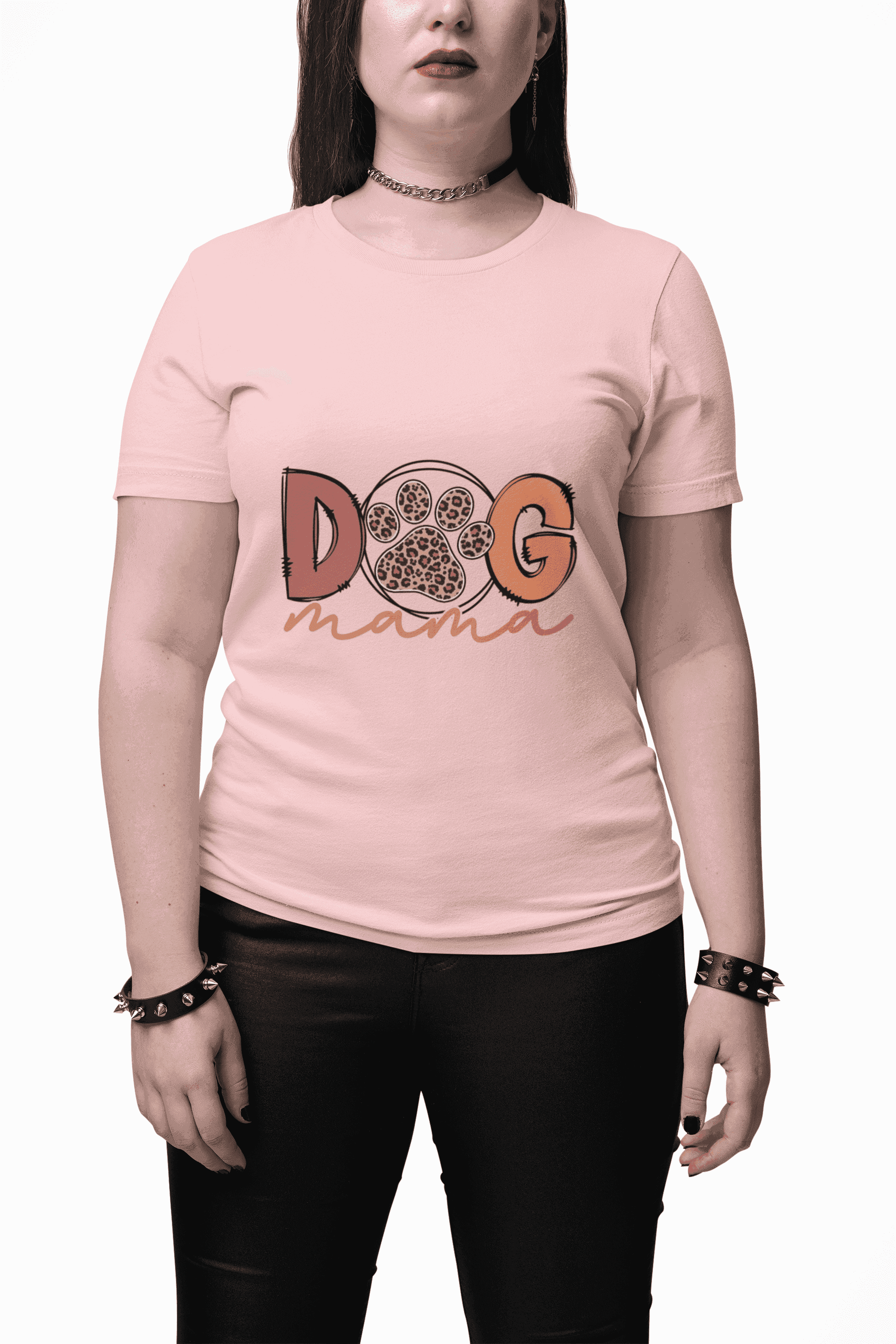 Dog Mama Tee - Women's Favorite Cute Dog Mom Shirt - Purrfect Pet Haven