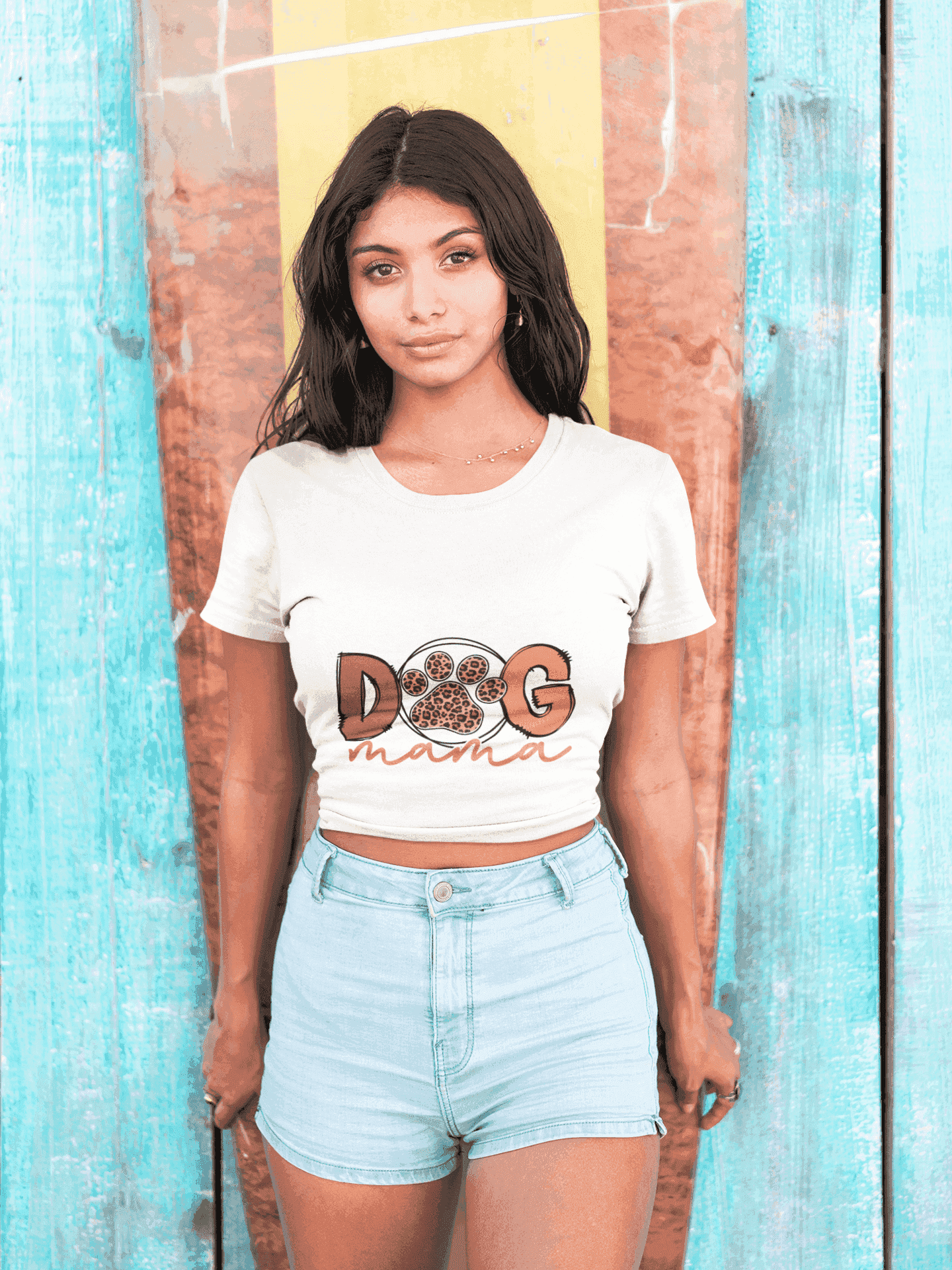 Dog Mama Tee - Women's Favorite Cute Dog Mom Shirt - Purrfect Pet Haven