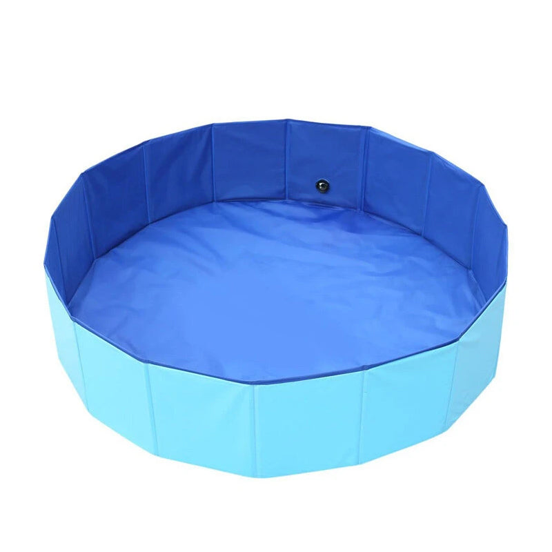 Purrfect Pet Haven blue foldable panel Pet Outdoor Swimming Pool portable collapsible pool for dogs and cats
