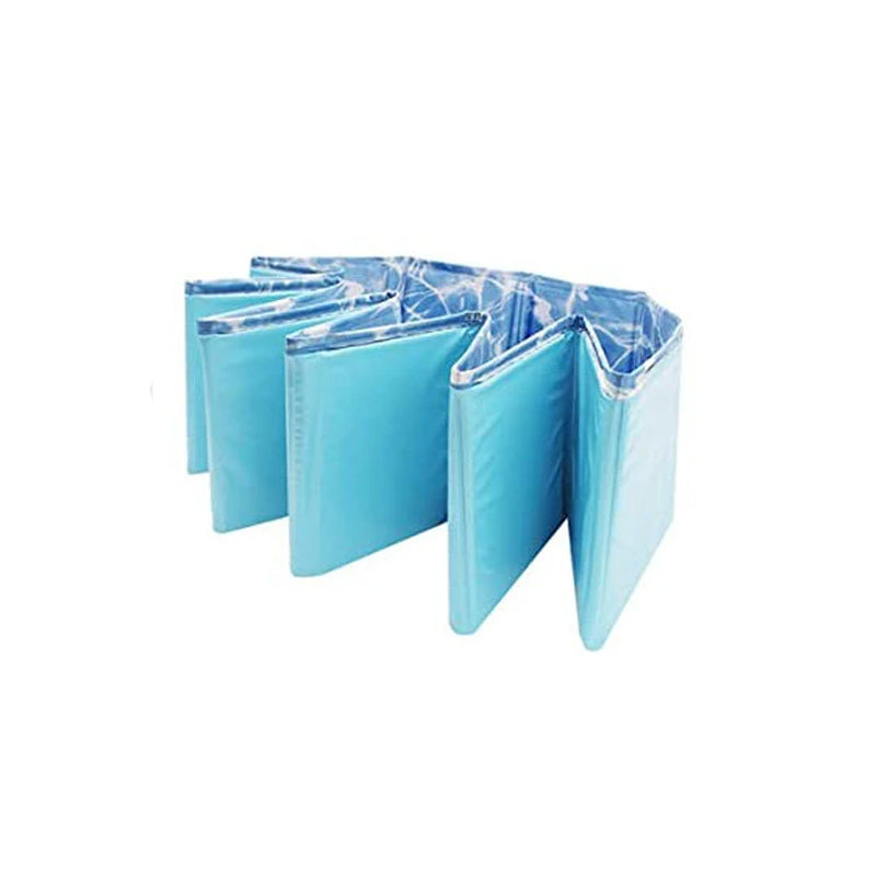 Pet Outdoor Swimming Pool foldable blue PVC pet pool liner for dogs and cats portable easy storage