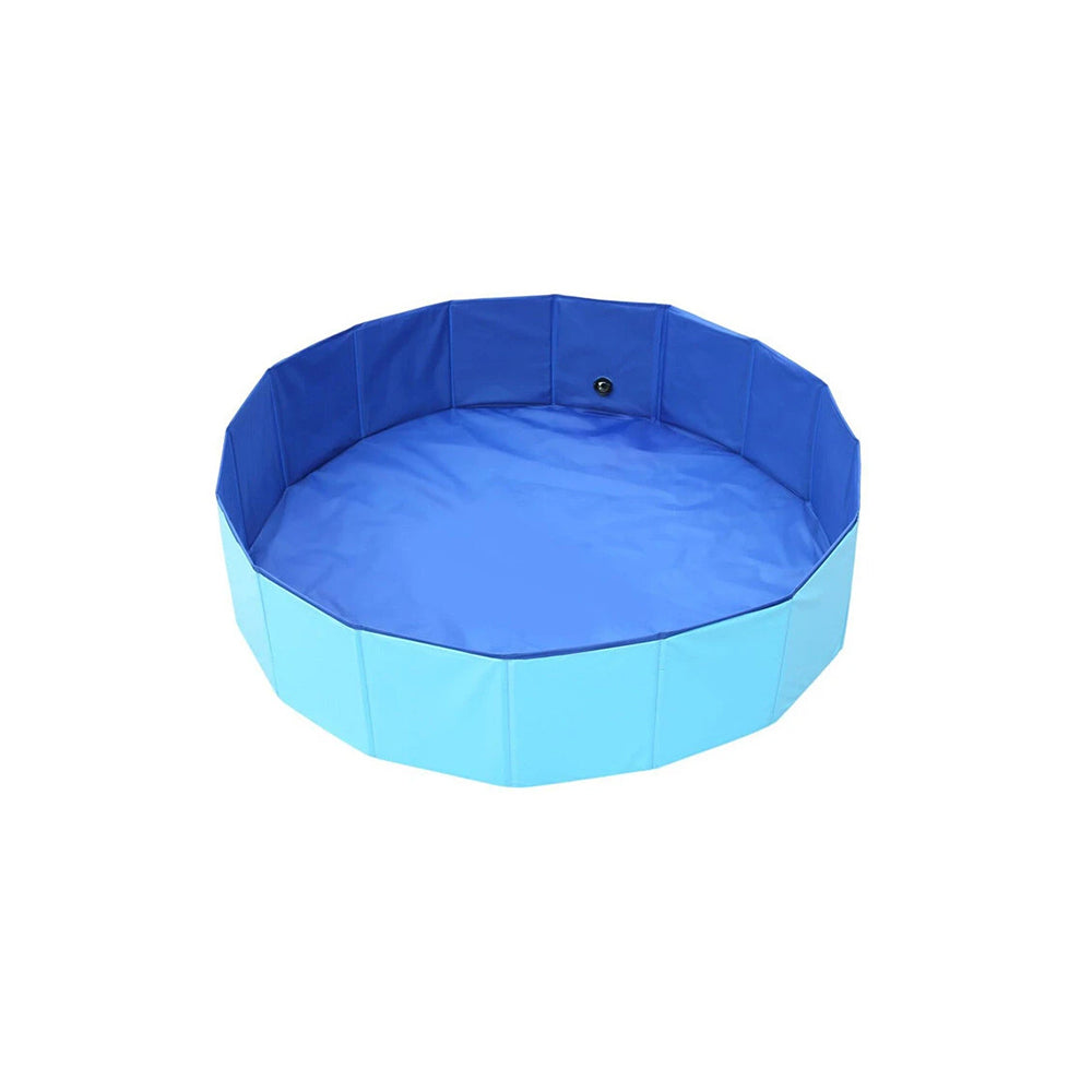 Purrfect Pet Haven collapsible blue Pet Outdoor Swimming Pool for dogs and cats durable portable foldable