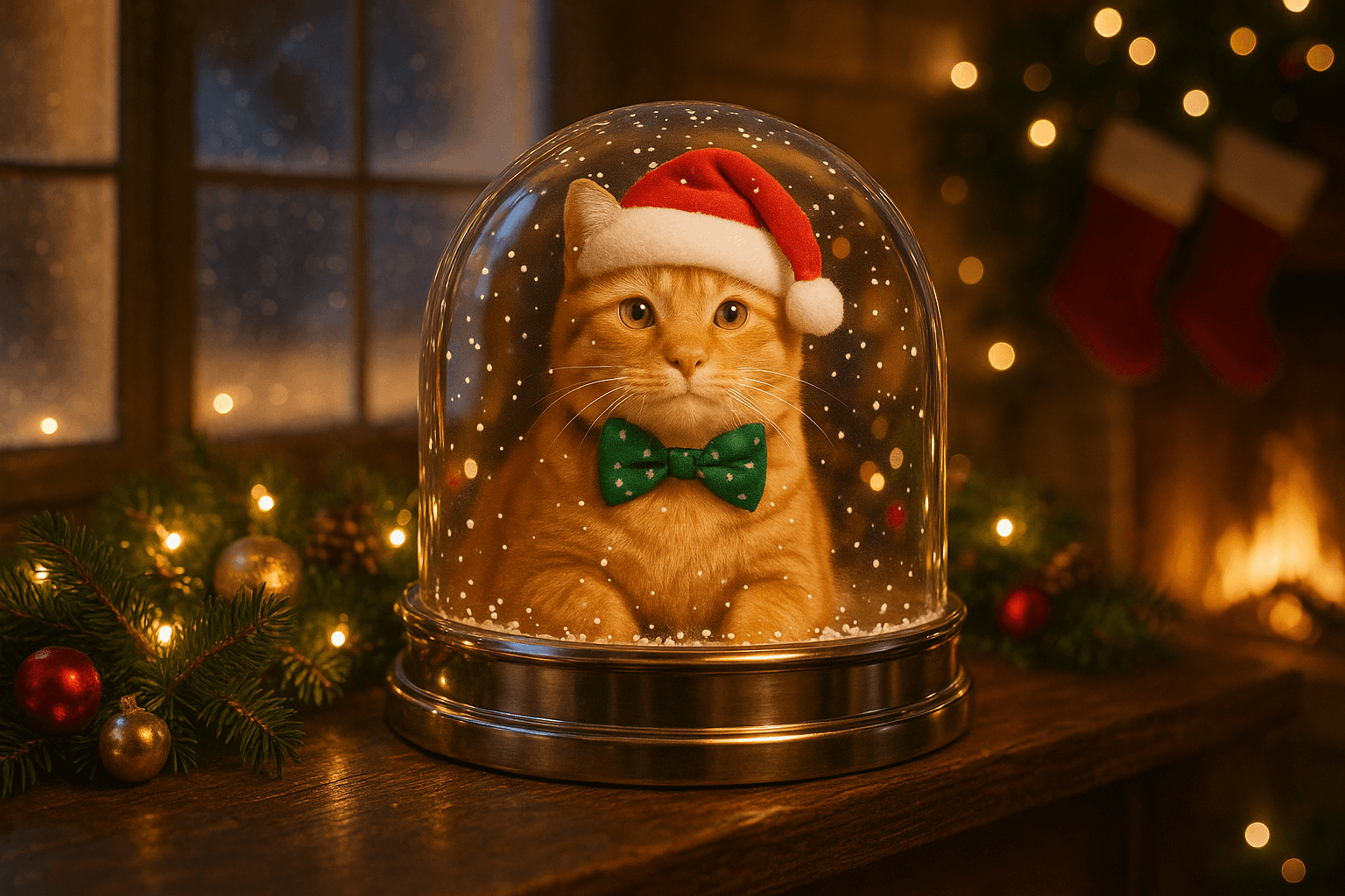 Pet Keepsake Snow Globe Ornament - Unique Gift for Animal Lovers - Purrfect Pet Haven