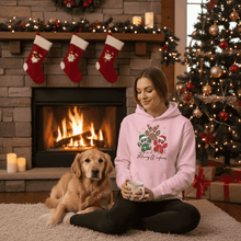 Merry Woofmas Holiday Hoodie for Dog Lovers - Festive Cozy Gift - Purrfect Pet Haven