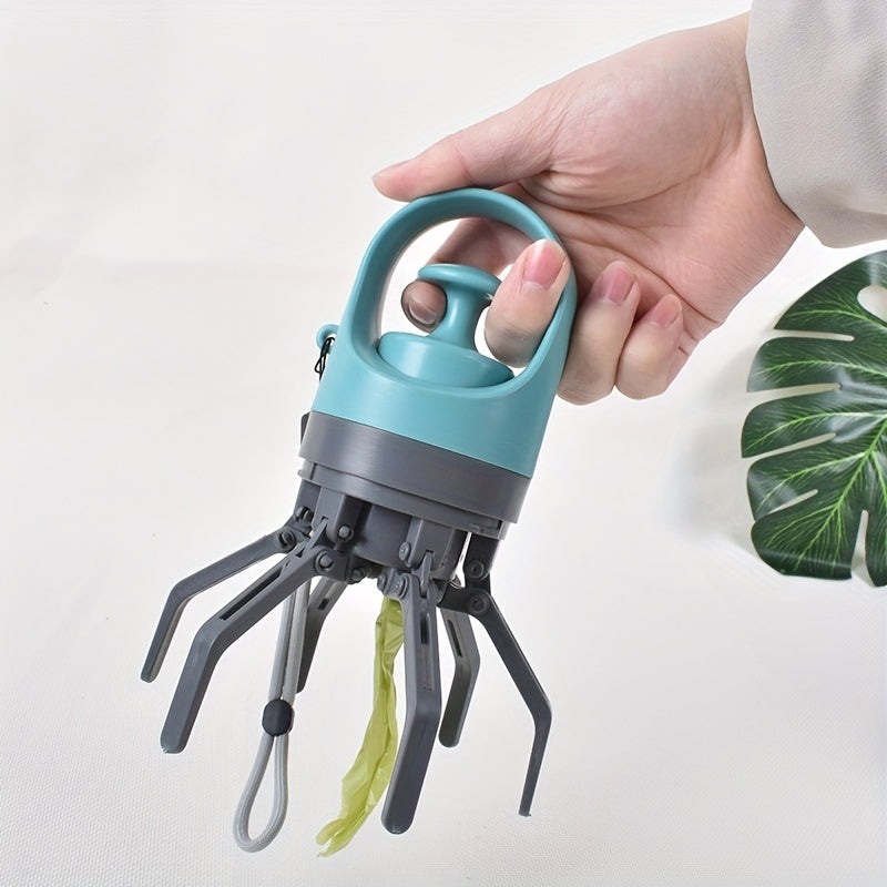 Wefulfil Portable Dog Poop Scooper with ergonomic handle and claw design for easy pet waste cleanup