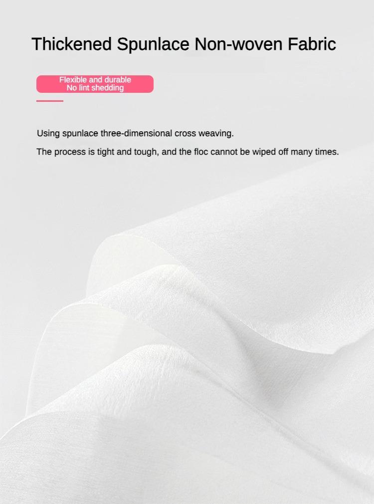 Wefulfil thickened spunlace non woven fabric close up for Safe Cleaning Care Pet wipes and pads