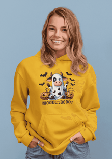 Mooo Cow Hoodie - Soft Fleece Unisex Sweatshirt - Purrfect Pet Haven