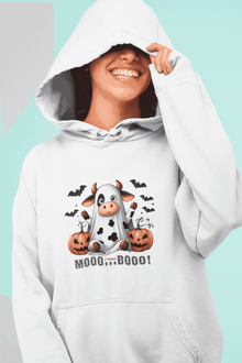 Mooo Cow Hoodie - Soft Fleece Unisex Sweatshirt - Purrfect Pet Haven