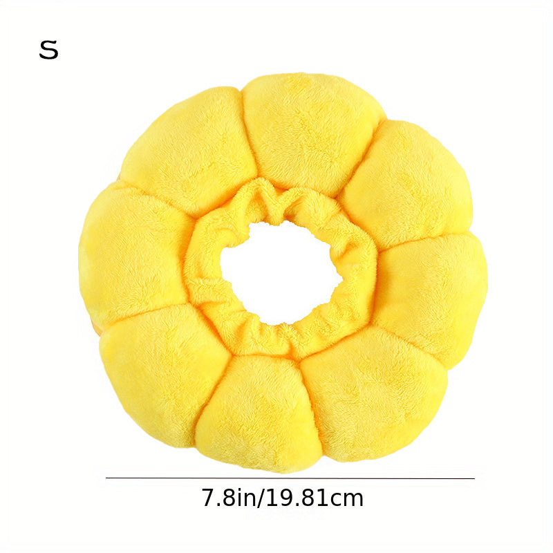 Wefulfil small yellow Recovery Neck Cone for pets measuring 7.8 inches in diameter