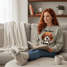 Fun Fact Don't Care Crewneck - Funny Sarcastic Sweatshirt - Purrfect Pet Haven