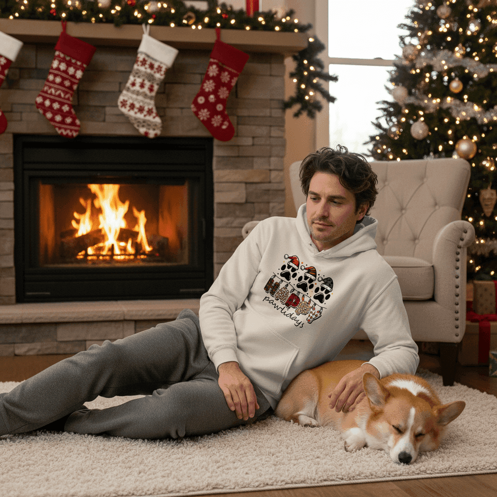 Sand Happy Pawlidays Hoodie Christmas Lifestyle