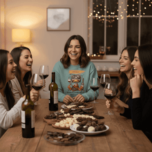 Funny Wine and Chocolate Diet Sweatshirt - Cozy Humor Gift - Purrfect Pet Haven