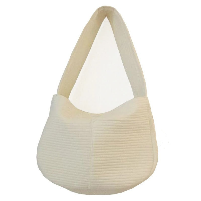 Wefulfil beige Cozy Pet Sling Carrier with soft padded fabric for comfortable pet transport