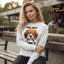 Fun Fact Don't Care Crewneck - Funny Sarcastic Sweatshirt - Purrfect Pet Haven