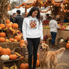 White Paws and Give Thanks Hoodie Thanksgiving Lifestyle