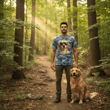 Golden Retriever Camo Tee - Cool Dog with Sunglasses - Purrfect Pet Haven