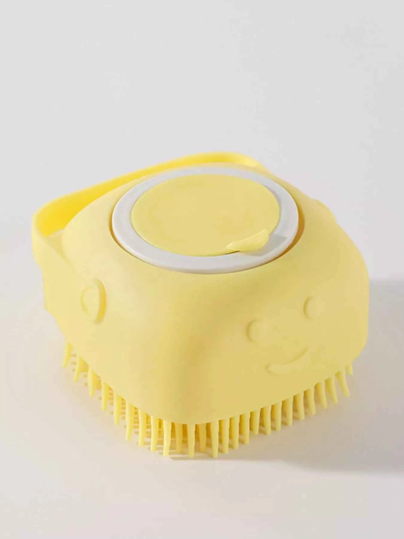 Cute Cartoon Silicone Pet Bath Brush