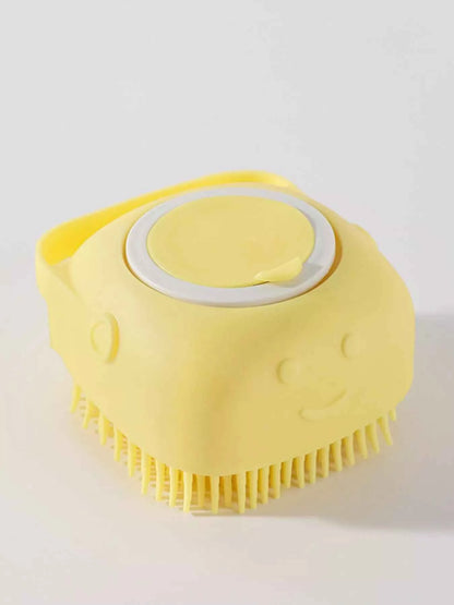 Cute Cartoon Silicone Pet Bath Brush