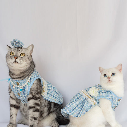Pet Skirt Cat Fashion Cute Dress
